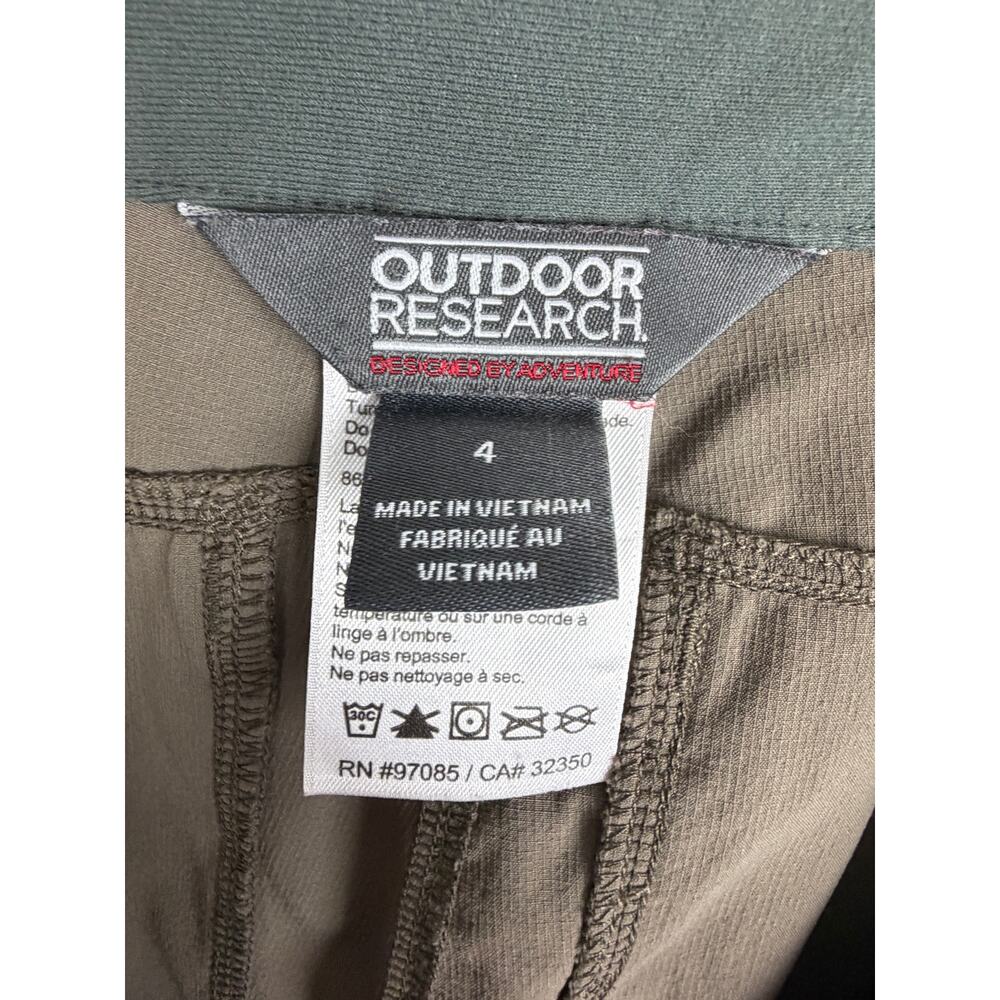 Outdoor Research Ferrosi Pants 4 Grey Brown Regular Lightweight Quick-Drying EUC - Picture 8 of 11